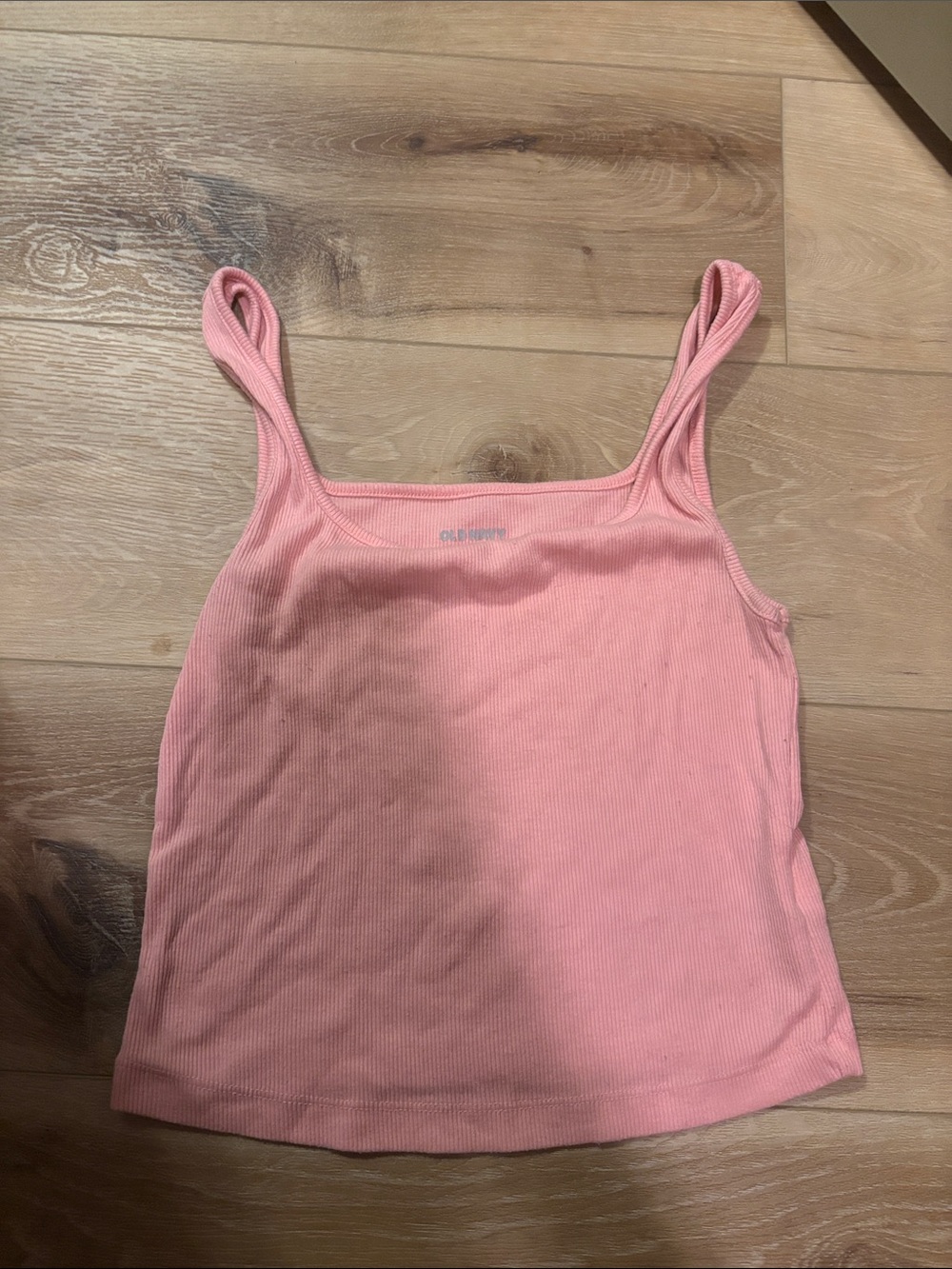 Old Navy Light Pink Ribbed Tank Top - Women's Sleeveless Cami